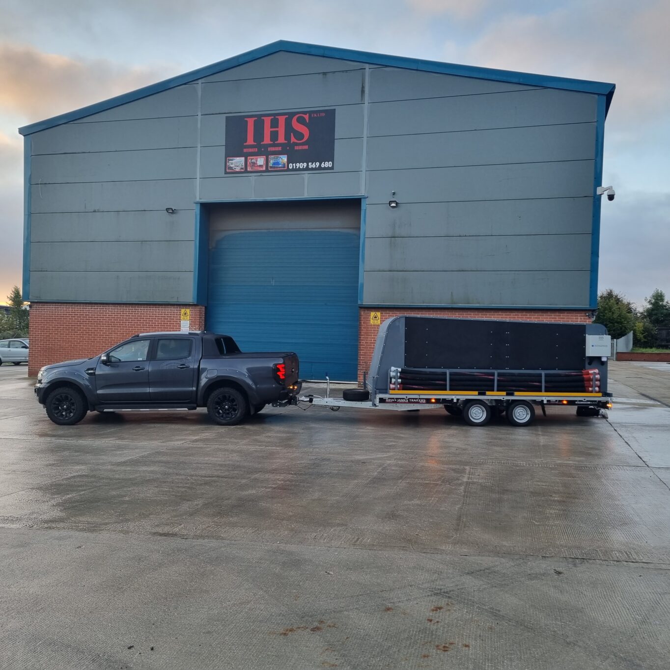 3.5T Concrete Pump Trailer