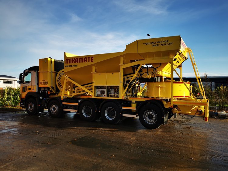 Concrete Mix and Pump Truck