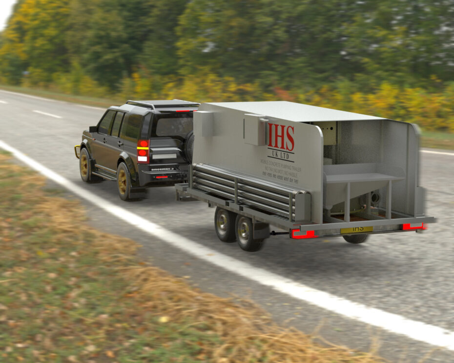 Concrete Pumping Trailer