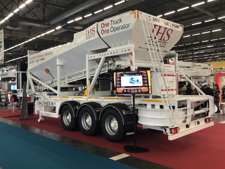 8.5m³ All-in-One Concrete Pump& Mix Trailer